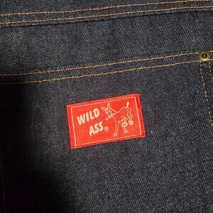 Vintage "Wild Ass" Heavy Denim work carpenter jeans. made in usa